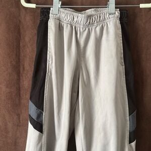 Athletic Works Boys Grey Black Colorblock Jogger Pants Size L 10-12 Pockets